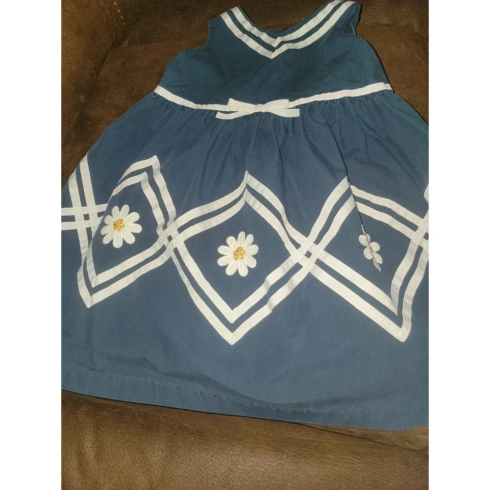 Gymboree wish you were here‎ daisy navy dress size 4
